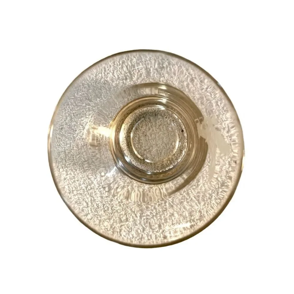 Vintage Etched Mallard Ducks Cocktail Glass